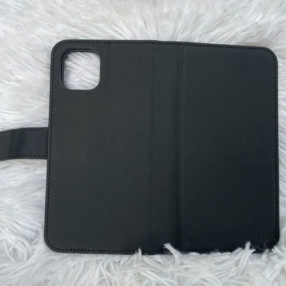 Switch iPhone 11 Pro Max Case Wallet Case Black Book Case LBT Car Vent Holder - Picture 10 of 12